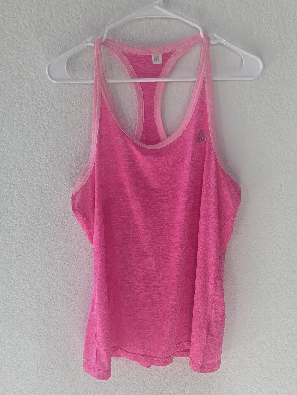 adidas Climalite Women’s Neon Pink Racerback Athletic Tank Top
